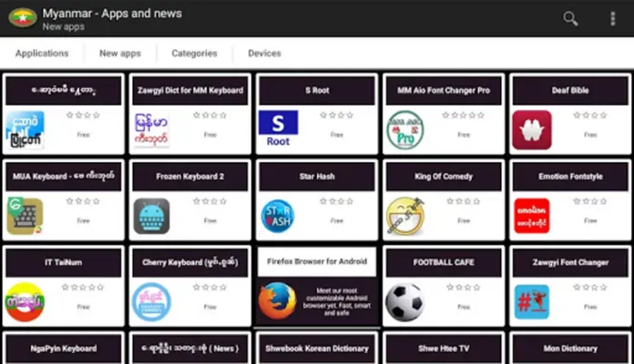 Myanmar - Apps and news android App screenshot 1